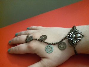Steampunk slave bracelet